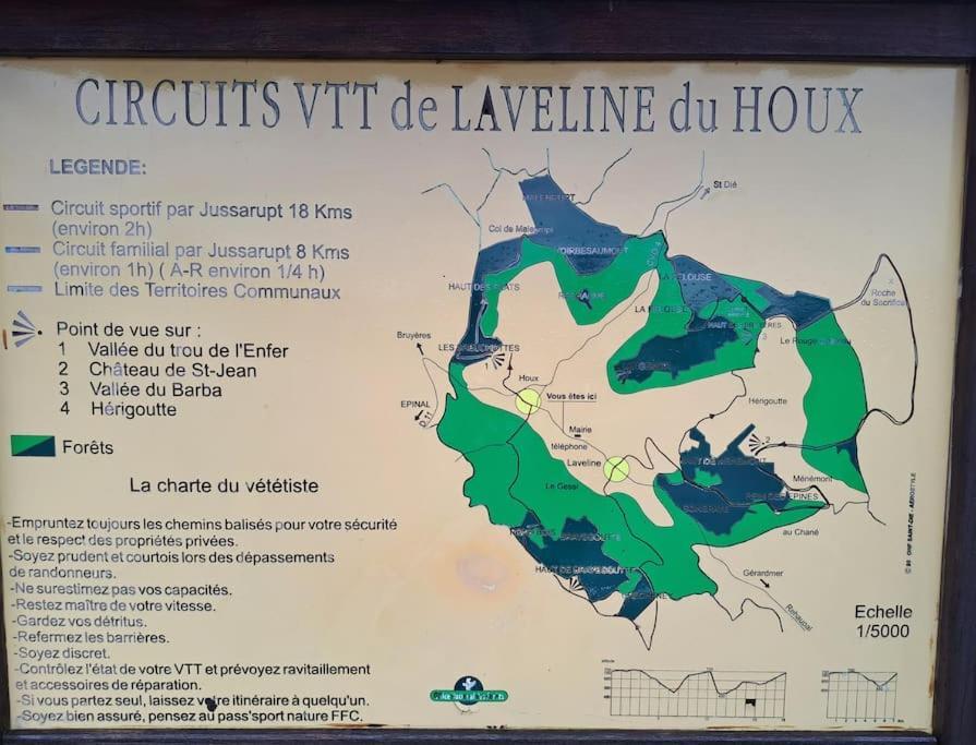 Gite Spa "La Foret Argentee" Proche Gerardmer Laveline-du-Houx Exteriér fotografie